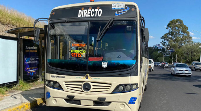 Balean a pasajero durante asalto a ruta Directos en la Recta a Cholula