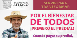 ¡Aprovecha! Anuncian descuentos para predial en Atlixco