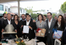 Barbosa alienta el trabajo de empresarios poblanos