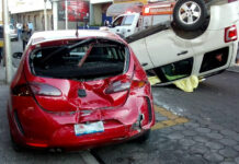 Conductor en estado de ebriedad choca en colonia Amor