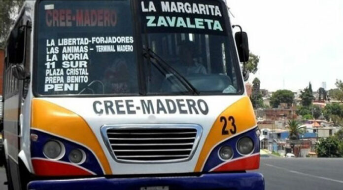 ¡Otra vez en Zavaleta! Asaltan con armas Ruta Cree-Madero cree