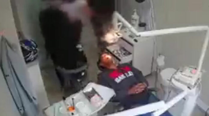 VIDEO: Paciente somete a ladrones en consultorio dental de Brasil dentista