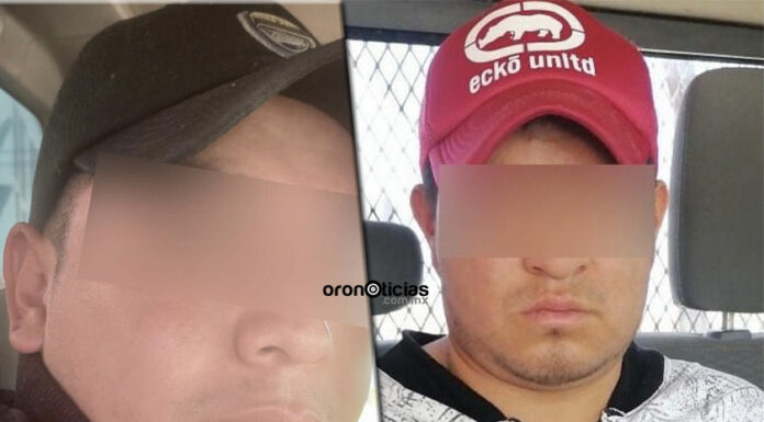 Caen dos presuntos huachigaseros en Huejotzingo