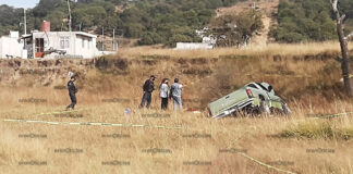 Asesinan a dos hombres en Amozoc por disputa de terreno