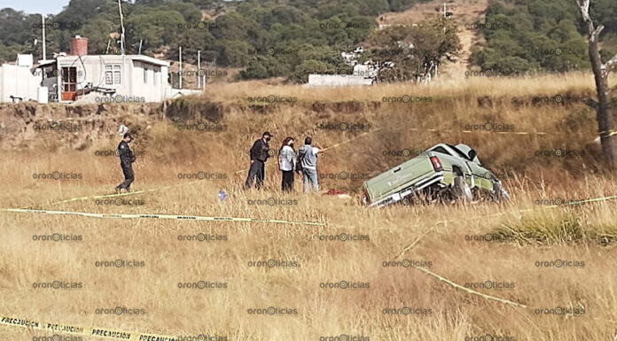 Asesinan a dos hombres en Amozoc por disputa de terreno