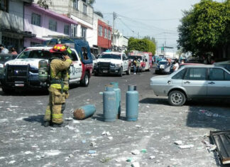 Explosión de tanque de gas deja 14 lesionados en Reforma Sur