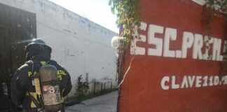 Por fuga de gas evacúan a 471 personas de escuelas en colonia El Salvador fuga-gas-zona-escolar