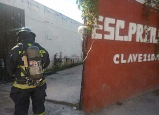 Por fuga de gas evacúan a 471 personas de escuelas en colonia El Salvador fuga-gas-zona-escolar