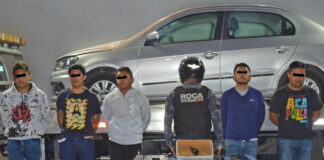 Caen seis asaltantes con 40 celulares robados de Elektra