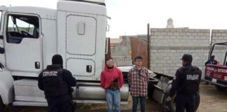 Detienen a dos por robar tractocamión en Chalchicomula de Sesma ladrones-tractocamion-chalchicomula-sesma