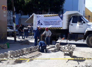 ¡Por fin! Inicia rehabilitación de la 8 poniente en el Centro Histórico obras