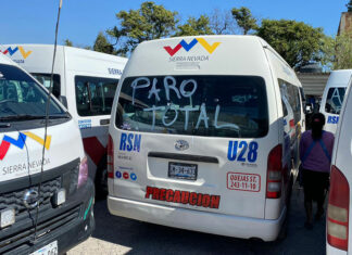 Choferes de ruta Sierra Nevada explotan contra concesionarios