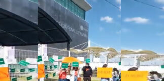 En Casa de Justicia estudiantes exigen la reapertura del campus UDLAP