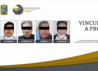 A prisión 4 hombres por abuso sexual contra menores en Puebla