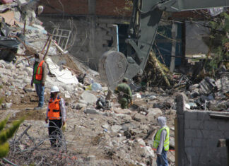 En zona de El Batán alistan predio para reubicar casas dañadas de Xochimehuacan xochi
