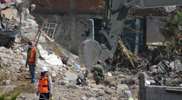 En zona de El Batán alistan predio para reubicar casas dañadas de Xochimehuacan xochi