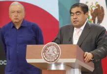 AMLO ya sentó bases de la 4T, afirma Barbosa Este miércoles AMLO rendirá su informe de labores en la explanada del zócalo de la CDMX. Foto: Es Imagen