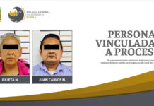 FGE rescata a hermanas víctimas de trata de personas Detuvieron a Julieta N. y Juan Carlos N., presuntos responsables de los hechos delictivos. Foto: Especial