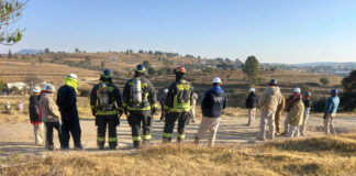 Controlan fuga de gas LP en San Matías Tlalancaleca Pemex y Bomberos de Puebla clausurarán la toma y harán el sellado del ducto. Foto: @PC_Estatal