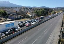 Liberan la México-Puebla tras bloqueo de 7 horas