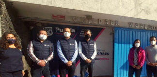 Rehabilitación de estancias infantiles avanza en Puebla El Ayuntamiento de Puebla comenzó labores en ‘Childrens World’, ubicada en San Manuel. Foto: Especial