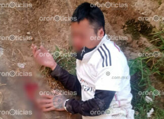 Vecinos golpean a supuesto asaltante en Xochimehuacan golpeado