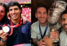 “Te voy a extrañar”: Messi se despide del “Kun” Agüero