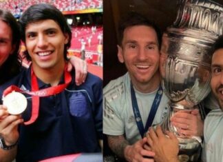 “Te voy a extrañar”: Messi se despide del “Kun” Agüero