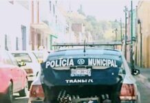 Policías de San Pedro Cholula usan patrulla para acarrear cervezas
