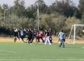 Partido de futbol termina en pelea campal en Puebla