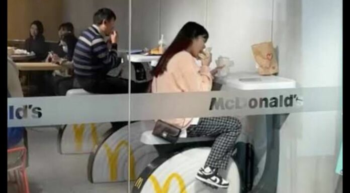 ¡Ejercítate y come! Instalan bicicletas estáticas en McDonald’s de China