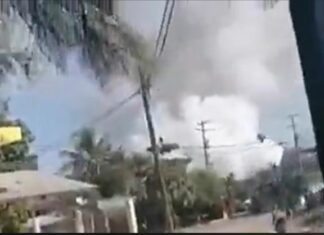 Explota bodega con pirotecnia en Apatzingán