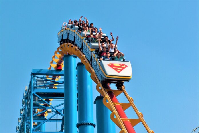 Six Flags Superman the last escape