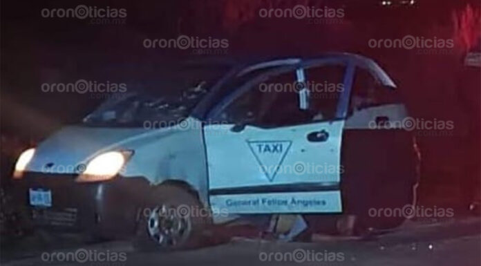 Mueren 3 durante balacera en Felipe Ángeles Dos de los cuerpos quedaron dentro de un vehículo de alquiler en el que viajaban. Foto: Oro Noticias