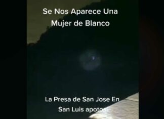 Captan a supuesta bruja en presa de San Luis Potosí bruja