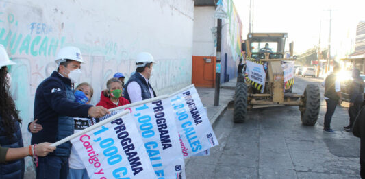 El programa 1000 calles prioriza secundarias, reiteró Rivera Pérez al señalar que antes de los 120 días de su gestión se habrán trabajado 385.