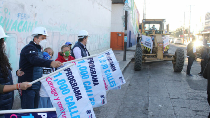 calles El programa 1000 calles prioriza secundarias, reiteró Rivera Pérez al señalar que antes de los 120 días de su gestión se habrán trabajado 385.