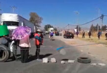 Bloquean carretera Texmelucan-Moyotzingo Cerraron la circulación en la carretera San Martín Texmelucan-Santa María Moyotzingo.