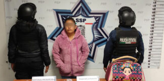 Con droga detienen a mujer en Los Reyes de Juárez