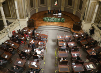 Reconocen legisladores al gobierno de Miguel Barbosa legisladores