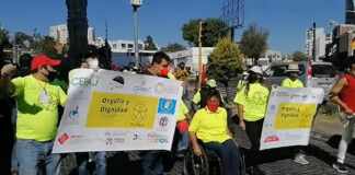 Marcha de Personas con Discapacidad recorre Puebla marcha
