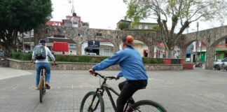 Imparten curso de ciclismo en Huauchinango y Juan Galindo movilidad
