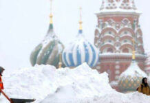 ¡Increíble! Cae nevada extrema en Moscú nevada