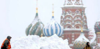 ¡Increíble! Cae nevada extrema en Moscú nevada