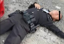 A cabezazos, agreden a policía de Texmelucan Policía