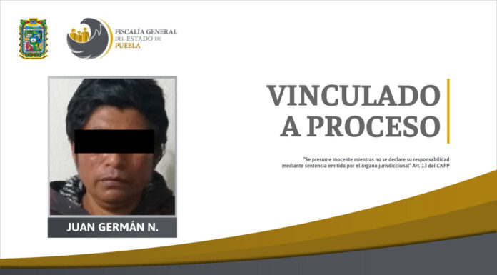 Vinculan a proceso a presunto feminicida de Hueytamalco El Juez de Control determinó vincularlo a proceso