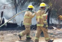Se incendia taller de hojalatería en San José los Cerritos