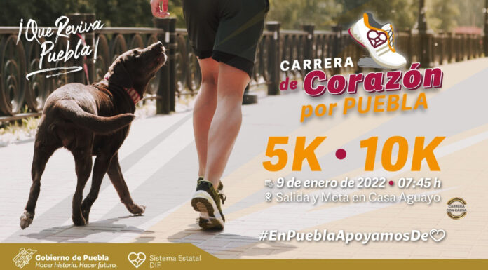 “De Corazón por Puebla”: SEDIF anuncia carrera con causa El costo del boleto para participar en “De Corazón por Puebla" es de 350 pesos. Foto: Especial