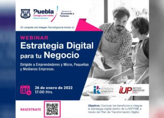 ¡Participa! Abren webinar para Pymes en ciudad de Puebla digital