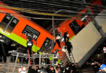 Esperan estructuras para reforzar columnas de la L12 Esperan estructuras para reforzar columnas de la L12